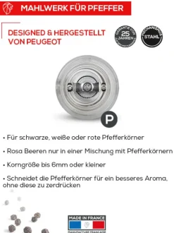 Peugeot Saveurs Bistro^ Pfeffermühlen