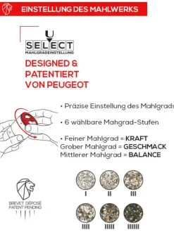 Peugeot Saveurs Maestro^ Hobbyköche & Feinschmecker|Pfeffermühlen