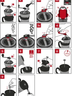 Peugeot Saveurs Paris Press^ Manuelle Kaffeemühlen|Kaffeebereiter