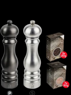 Peugeot Saveurs Paris u'Select Chef & Stainless Steel Bundle^ Salzmühlen|Pfeffermühlen