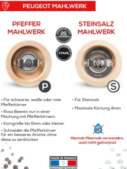 Peugeot Saveurs ParisRama Gift Set^ Mühlensets|Salzmühlen