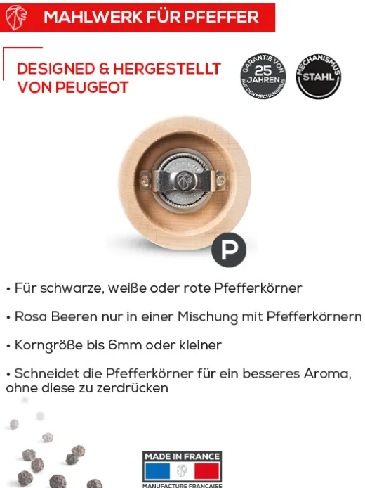 Peugeot Saveurs Tahiti^ Pfeffermühlen